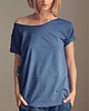 t-shirt damskie Jeans melanż Oversize