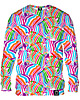 bluzy męskie Bluza Bez Kaptura Męska DR.CROW Zebra