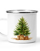 kubki Świąteczny kubek metalowy choinka 10