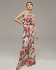 sukienki maxi damskie SUKIENKA MAXI W kwiaty