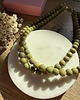 chokery Naszyjnik kolia z jaspisu matcha zielony