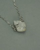 naszyjniki - inne Krótki naszyjnik Talizman surowy mały cytryn szpic wire wrapping