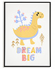 plakaty Plakat dla dziecka DINOZAURY