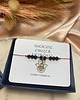 bransoletki na sznurku Bransoletka na nici, kamienie naturalne - MAGICZNE ZAKLĘCIE OCHRONNE