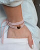 bransoletki skórzane pink love
