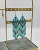 kolczyki z miedzi Indian turquoise