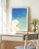 plakaty Skok w błękit - plakat 50x70 cm