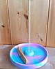 Podstawki pod kadzidełka Okrągła podstawka na kadzidełko, palo santo, marble, niebiesko-różowa