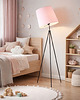 lampy do pokoju dziecka Regulowana trójnożna lampa stojąca do pokoju dziecka OSLO KIDS