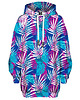 bluza z kapturem damska Bluza Oversize Tunika DR.CROW Palmy