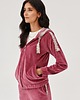 bluza z kapturem damska Dres  w kolorze pustynnego różu