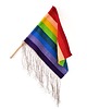 makramy Tkana flaga LGBT RAINBOW