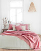 koce i narzuty Narzuta Lniana DUSTY PINK