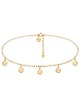 chokery Złoty choker z monetami