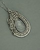 wisiory Wisiorek kryształ górski wire wrapping