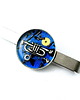 spinki do mankietów Spinka do krawata - Dla Muzyka - TRĄBKA (BLUE) (unikat)