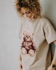 t-shirt damskie T-shirt oversize Biscuit Teddy dla mamy