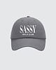 czapki damskie Czapka z daszkiem DAD CAP (organic) szara