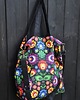 torby na ramię TORBA HOBO XXL - print łowicki