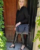 torby na ramię Kuferek z filcu - torebka filcowa - listonoszka - czarna - CHARLIE