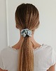 gumki do włosów Gumka jedwabna, scrunchie, morning blossom MIDI