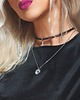 naszyjniki - inne Łańcuszek z kryształem Silvery