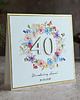 kartki scrapbooking Personalizowana kartka na 40 urodziny, BH 35