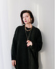 swetry damskie  Sweter boucle, czarny