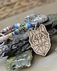breloki brelok  BOHO WILK ORIGAMI Z DREWNA TITICACA