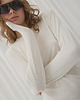 bluzki z długim rękawem damskie Longsleeve sweter Let's talk ecru
