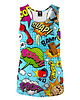 topy damskie DR.CROW Bokserka Damska Komiks Blue