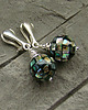 klipsy Abalone Moisac - srebrne klipsy