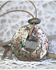 wisiory Beżowy dwustronny wisior ceramiczny Scandi #4