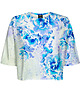 t-shirt damskie DR.CROW T-shirt Krótki CROP Beautiful Flowers