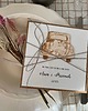 kartki scrapbooking Stylowa kartka ślubna z kopertą
