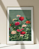 plakaty Plakat Vintage Obraz Grafika Flowers
