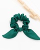gumki do włosów Scrunchie/frotka Satyna szmaragd