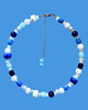 chokery Naszyjnik blue