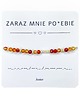 bransoletki na sznurku Bransoletka ZARAZ MNIE POJEBIE - Awenturyn, Kwarc Żółty - Morse