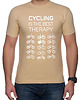 t-shirty męskie Koszulka T-SHIRT. Cycling is the best therapy