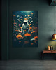 plakaty Kosmiczny spokój - Plakat - Druk - Astronauta, Abstrakcja, Surrealizm, Loft #6