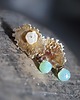 kolczyki wire wrapping sea