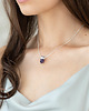 chokery Ametyst - Choker no.1 srebrny