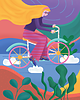 grafiki i ilustracje Rower
