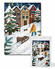 puzzle dla dzieci Puzzle 500 Snowy Night by Małgorzata Zych w papierowym woreczku