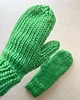 rękawiczki damskie Zimowe rękawiczki z wełny peruwiańskiej Buran zielone