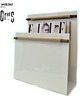 gazetniki Gazeciarka/gazetownik, stal, white / black