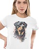 t-shirt damskie Koszulka rottweiler pies rasy psów prezent