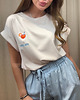 t-shirt damskie T-shirt Aperol Beige
