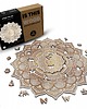 puzzle dla dzieci PUZZLE DREWNIANE LUKSUSOWA MANDALA BIAŁA 418